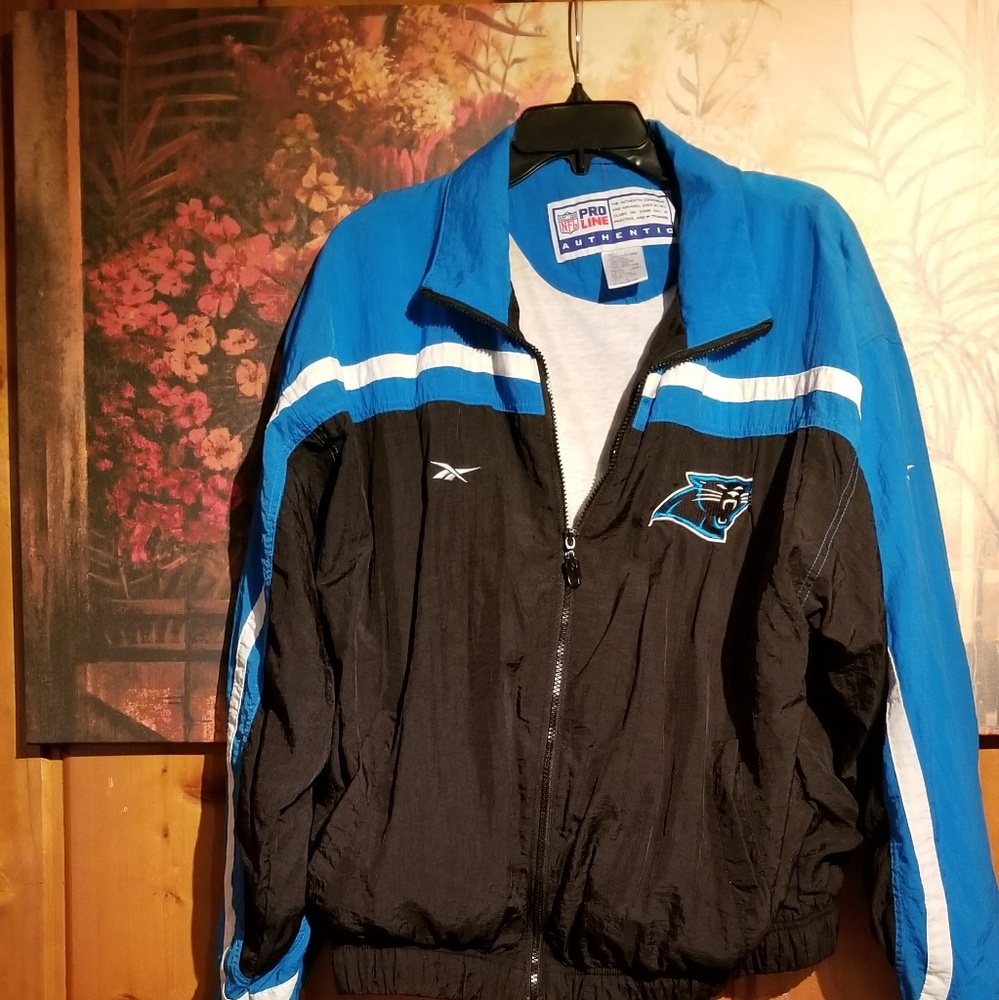 Reebok NFL authentic NC PANTHERS windbreaker